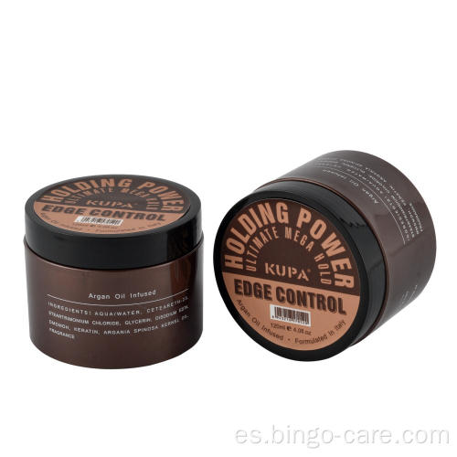 Cera para el cabello Shiny Edge Control de fijación fuerte